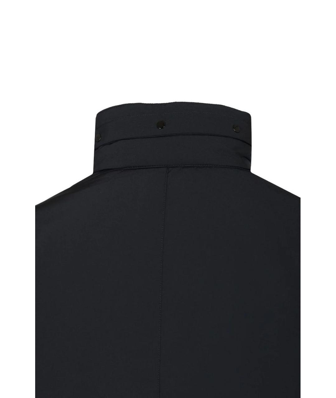 STONE ISLAND Темно-синяя полиэстеровая куртка, фото 5