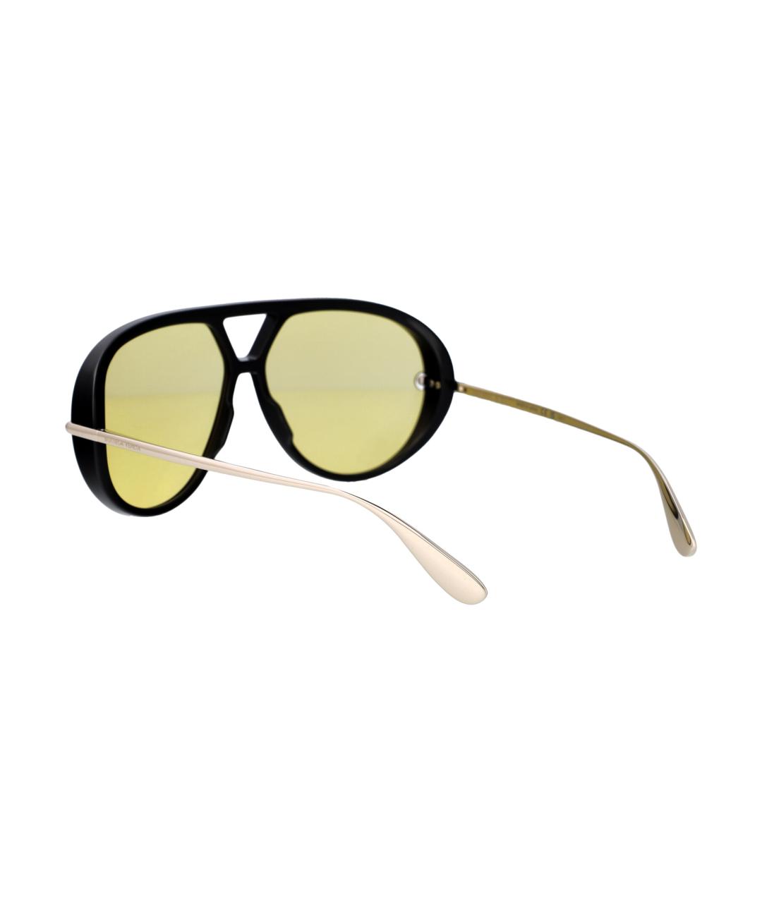 BOTTEGA VENETA Желтые солнцезащитные очки, фото 4