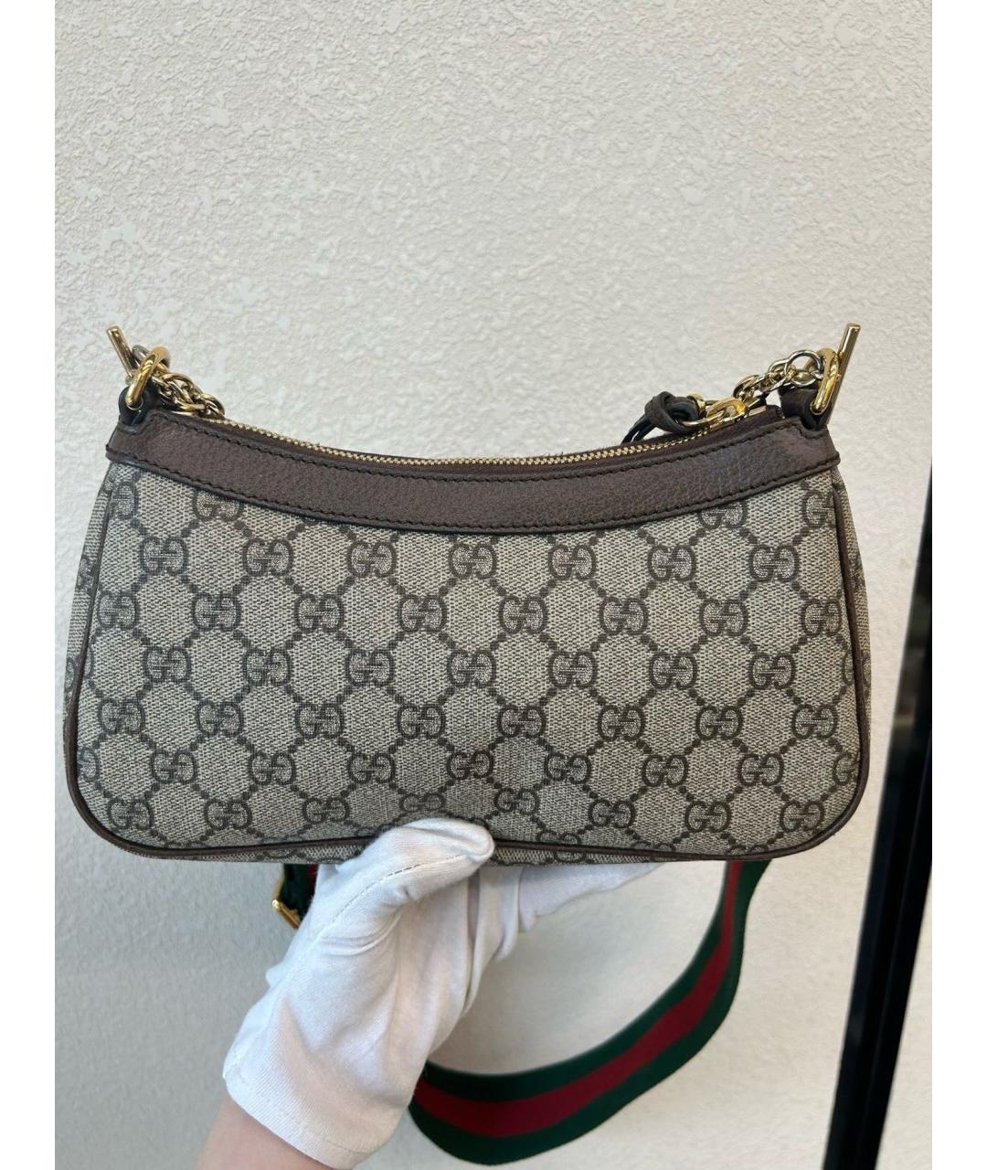 GUCCI Бежевая деним сумка тоут, фото 3