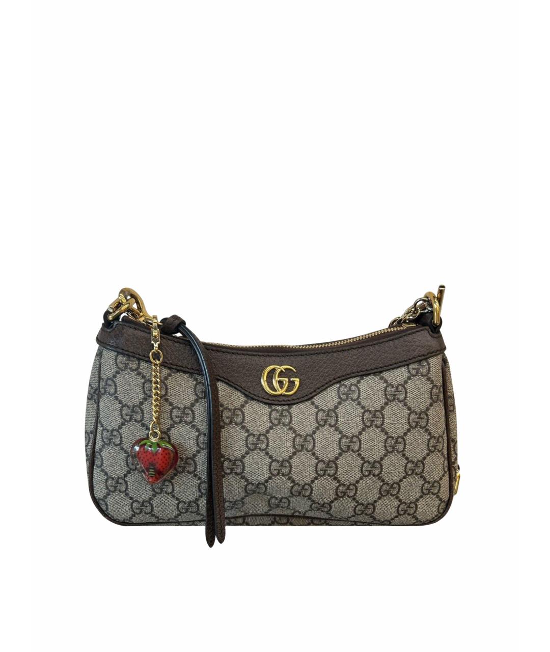 GUCCI Бежевая деним сумка тоут, фото 1