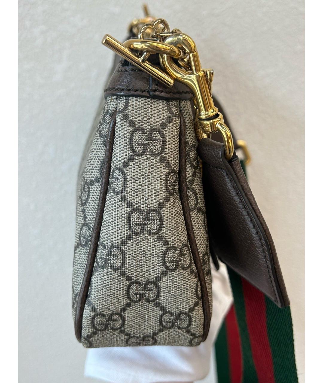 GUCCI Бежевая деним сумка тоут, фото 4