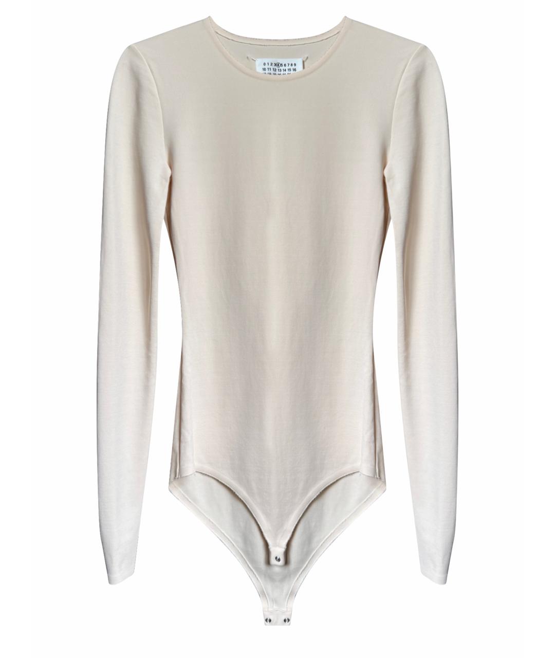 MAISON MARGIELA Бежевое боди, фото 1