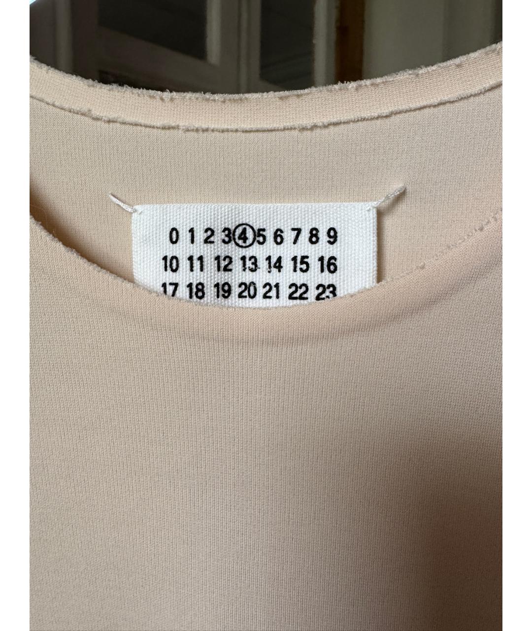 MAISON MARGIELA Бежевое боди, фото 6