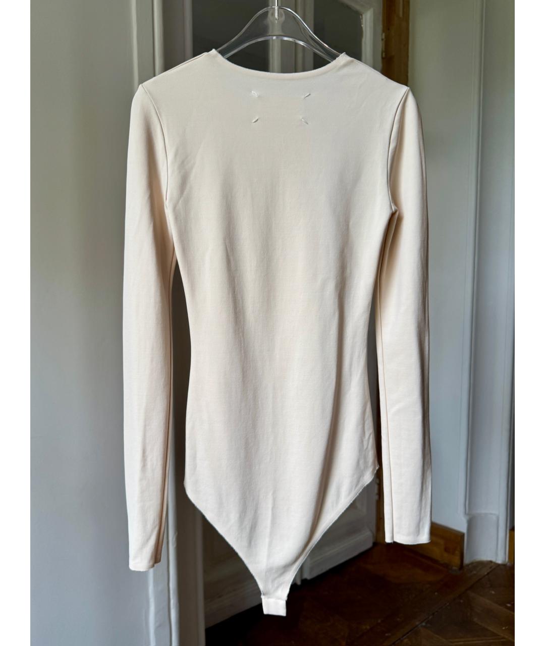 MAISON MARGIELA Бежевое боди, фото 2