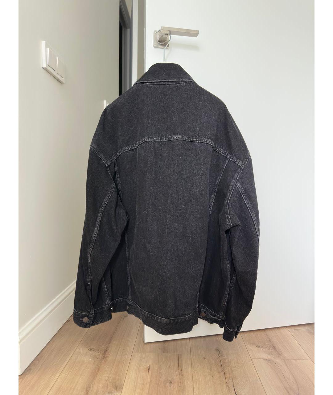 ACNE STUDIOS Черная хлопковая куртка, фото 2
