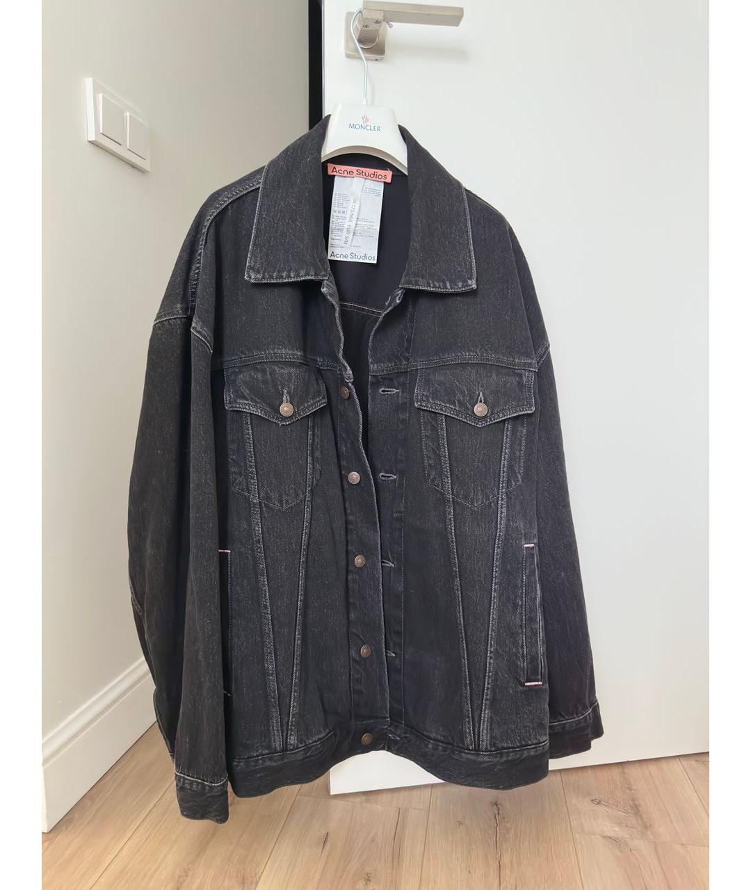 ACNE STUDIOS Черная хлопковая куртка, фото 3