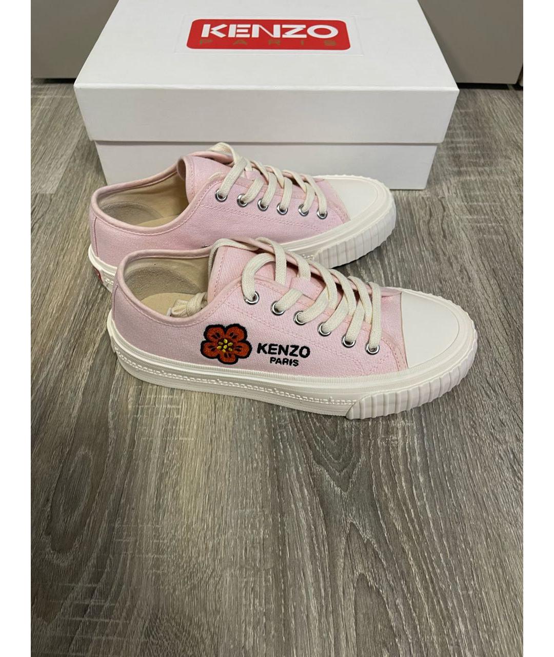 KENZO Розовые кроссовки, фото 8