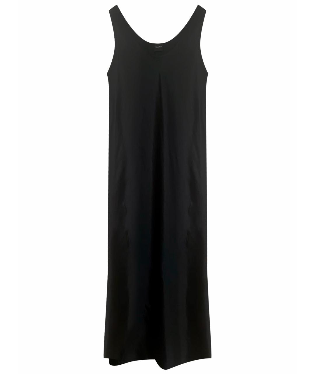 MAX MARA Синее ацетатное коктейльное платье, фото 1