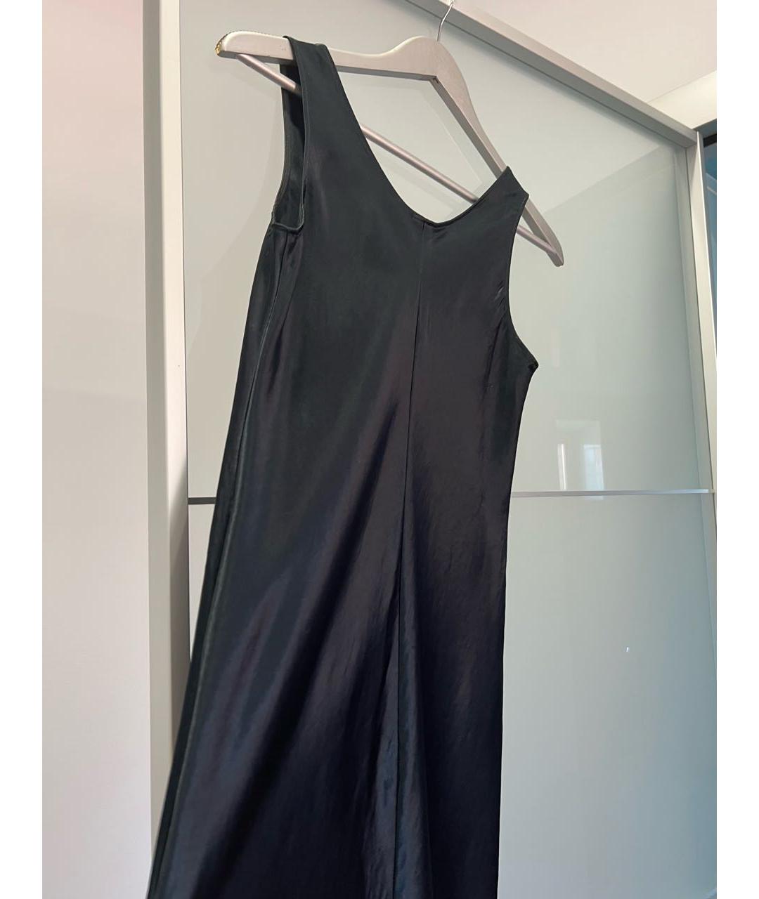 MAX MARA Синее ацетатное коктейльное платье, фото 3
