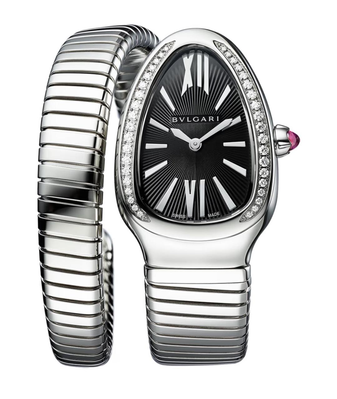 BVLGARI Черные часы, фото 1