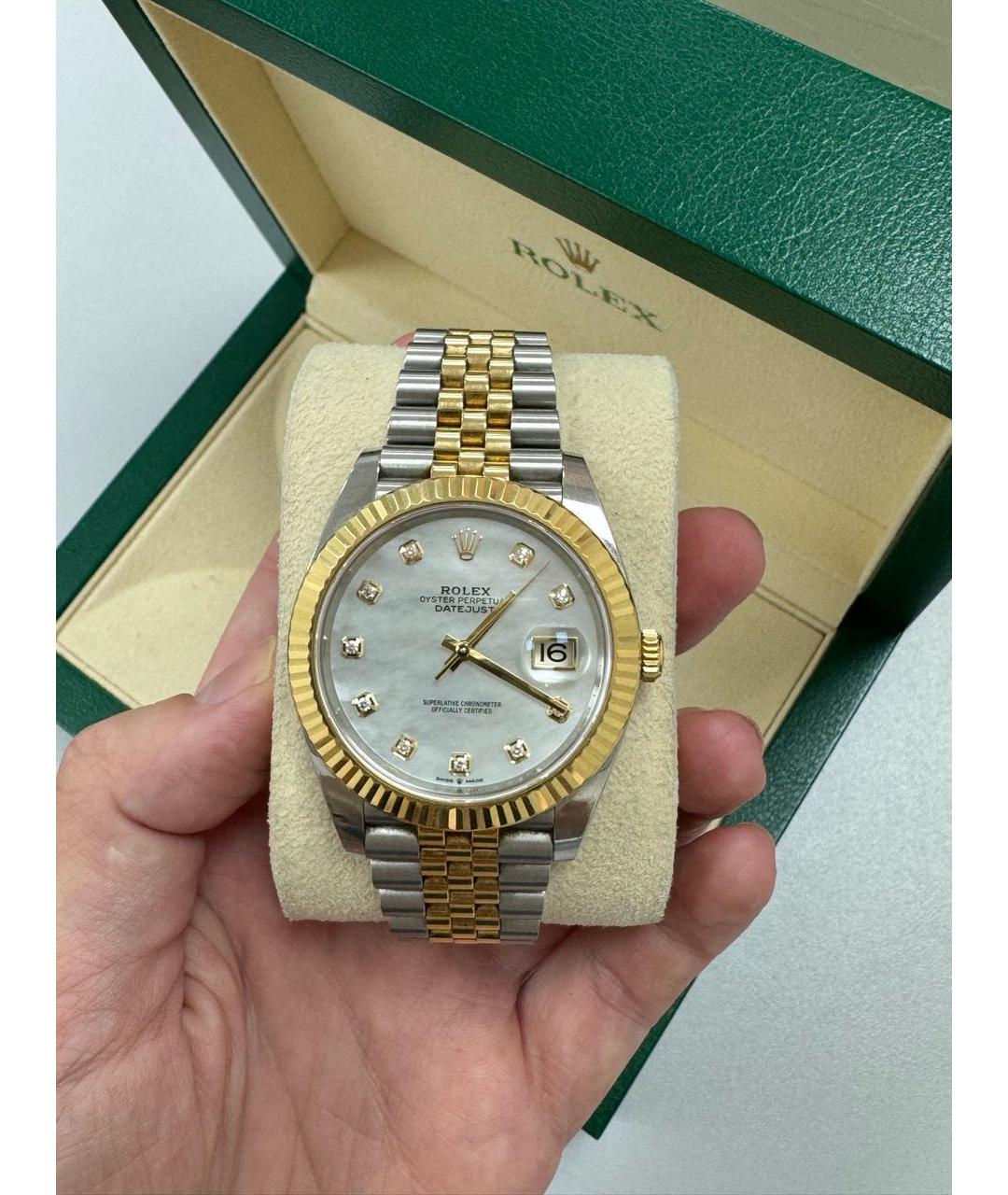 ROLEX Золотые часы из желтого золота, фото 9