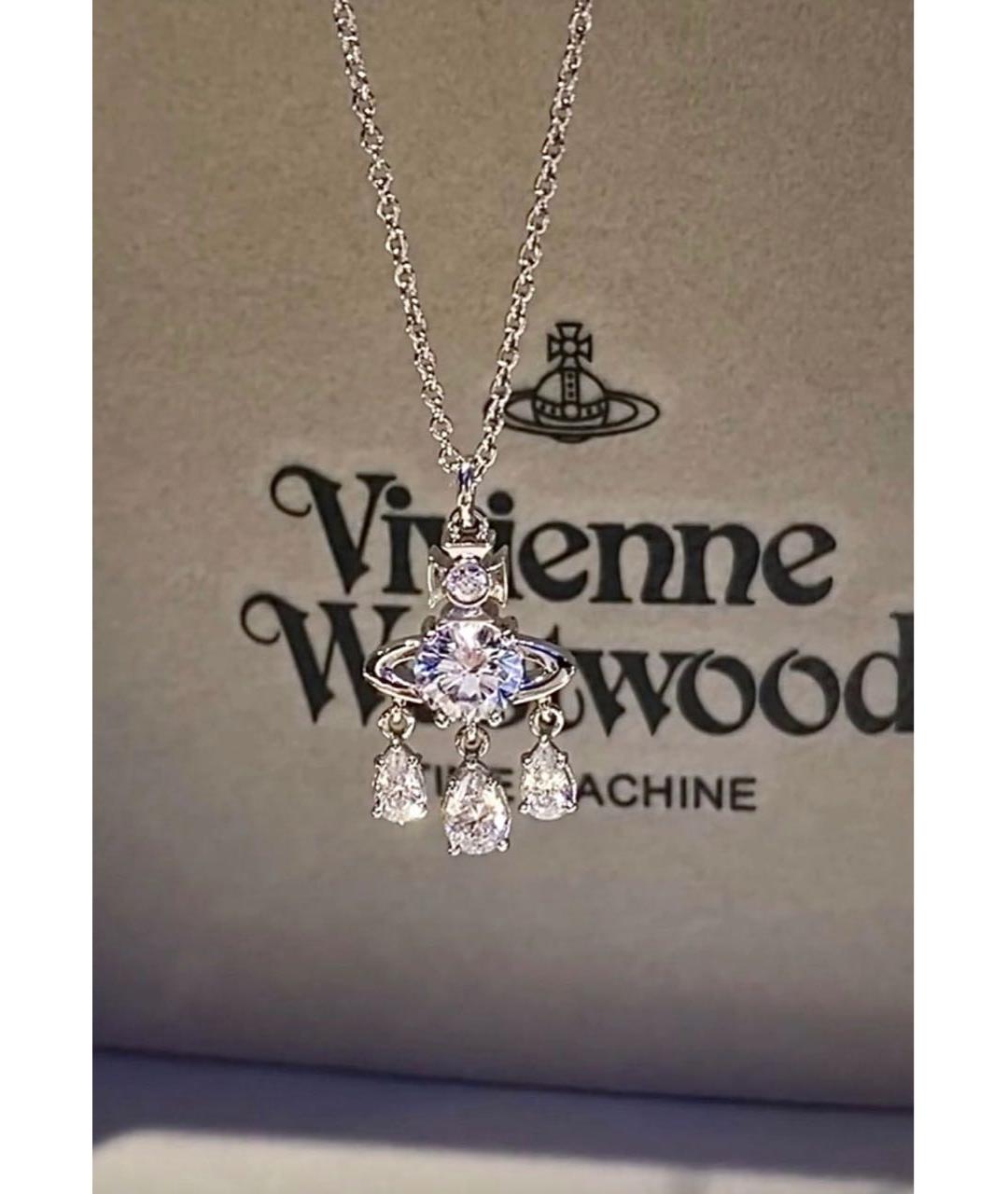 VIVIENNE WESTWOOD Серебряная латунная подвеска, фото 2