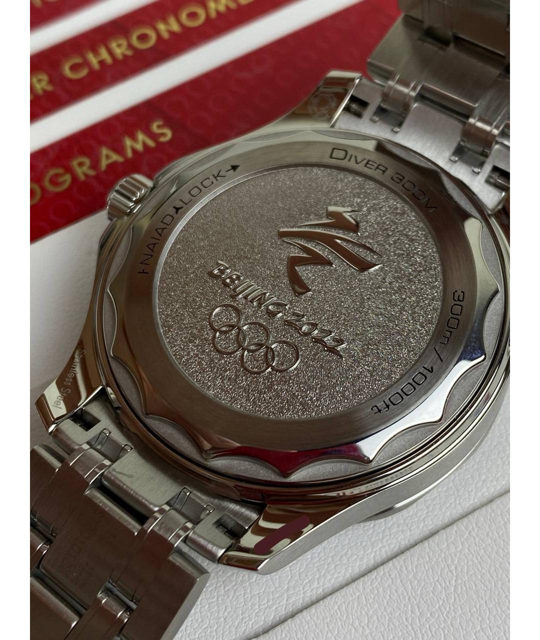 OMEGA Темно-синие часы, фото 7