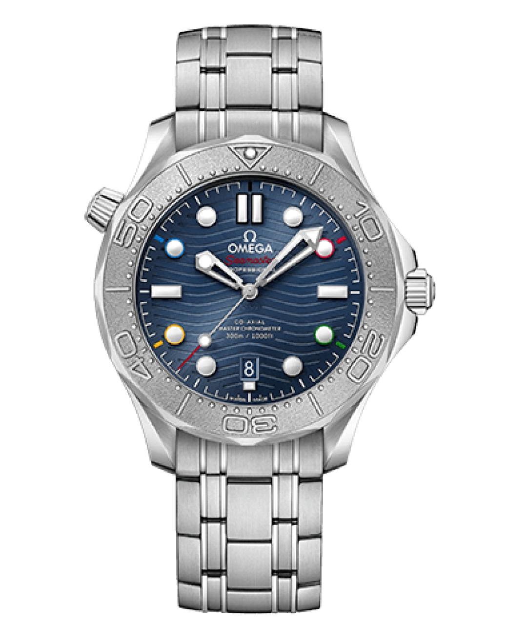 OMEGA Темно-синие часы, фото 9
