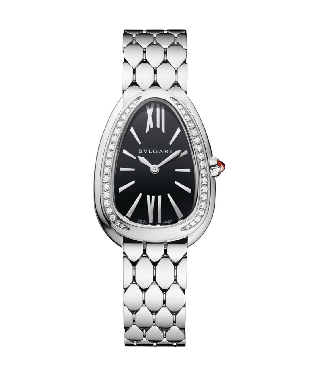 BVLGARI Черные часы, фото 1