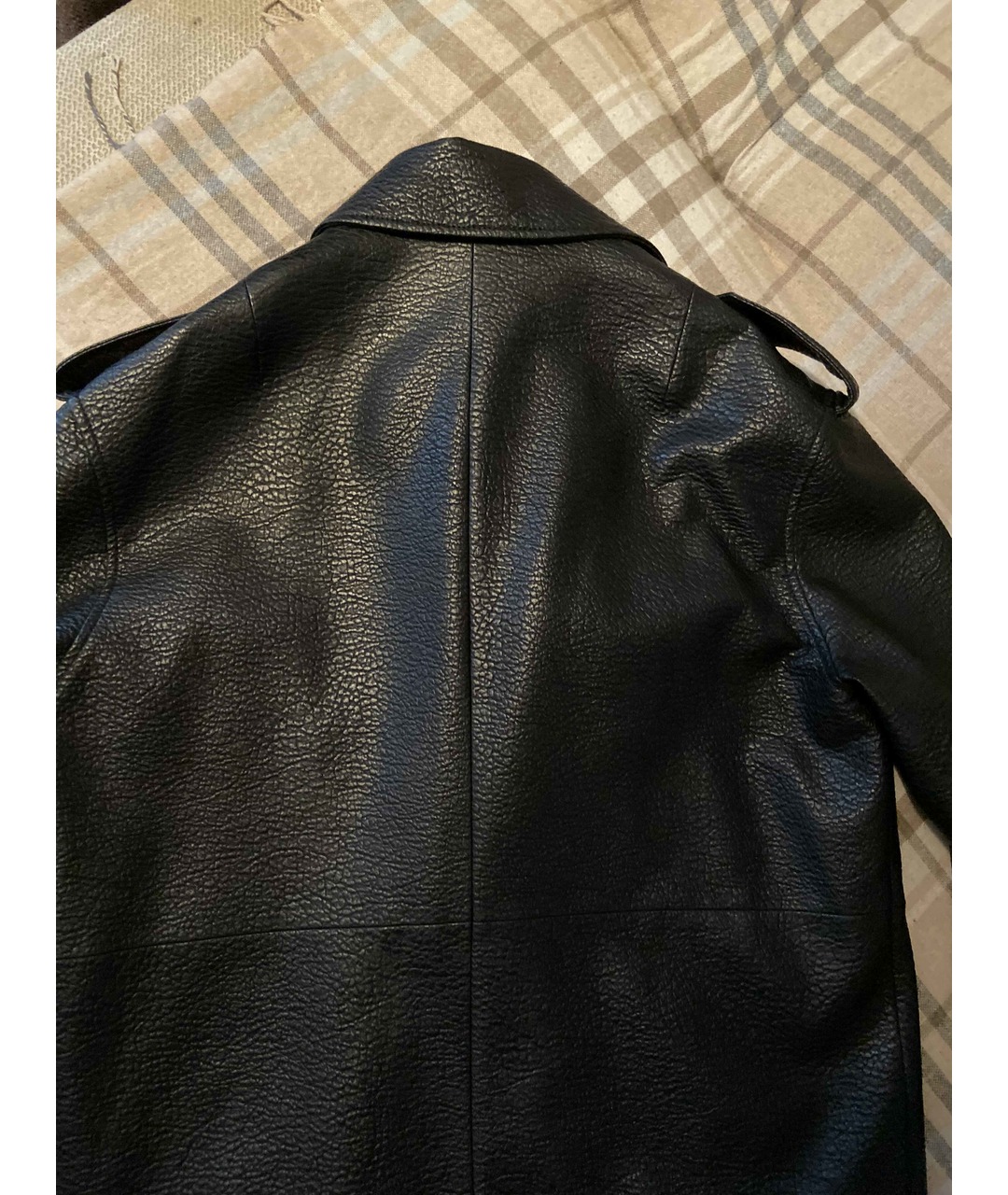 VIKA GAZINSKAYA Черная полиуретановая куртка, фото 2