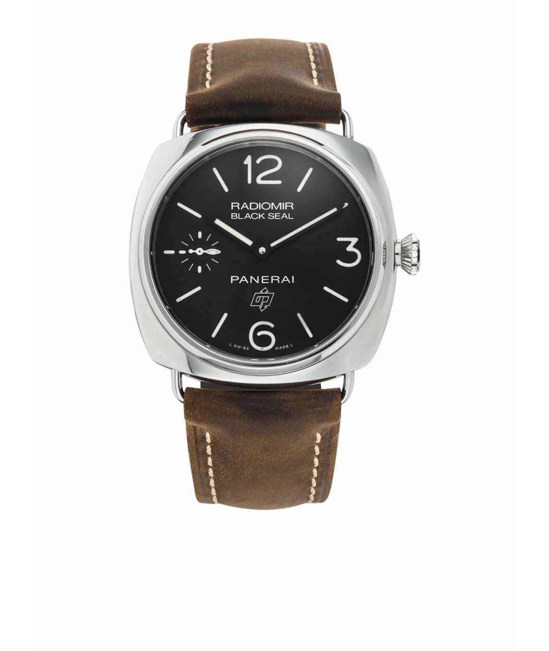 PANERAI Черные стальные часы, фото 1