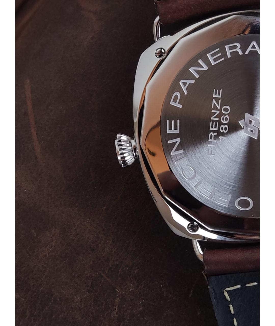 PANERAI Черные стальные часы, фото 6