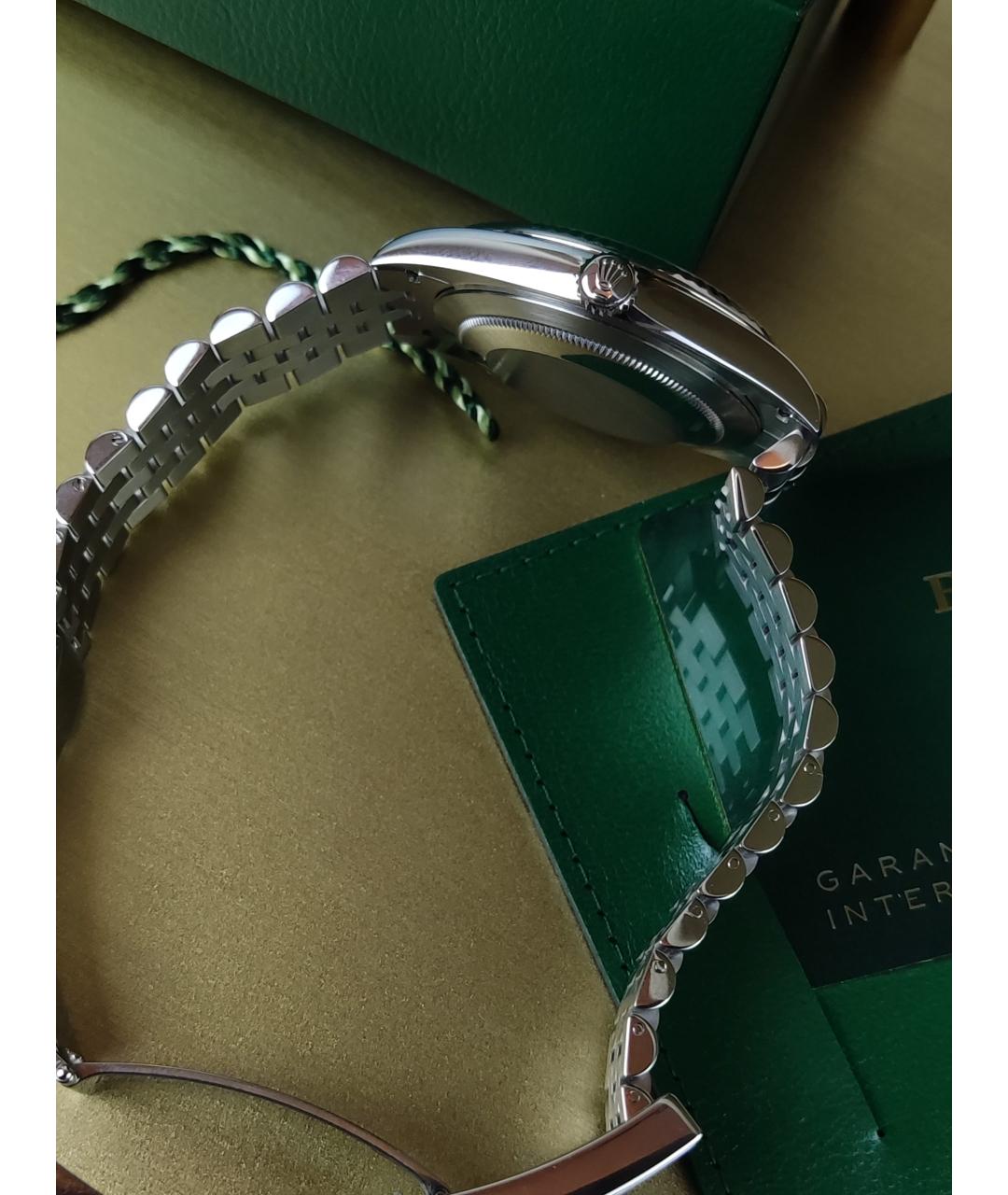 ROLEX Серебряные часы из белого золота, фото 7