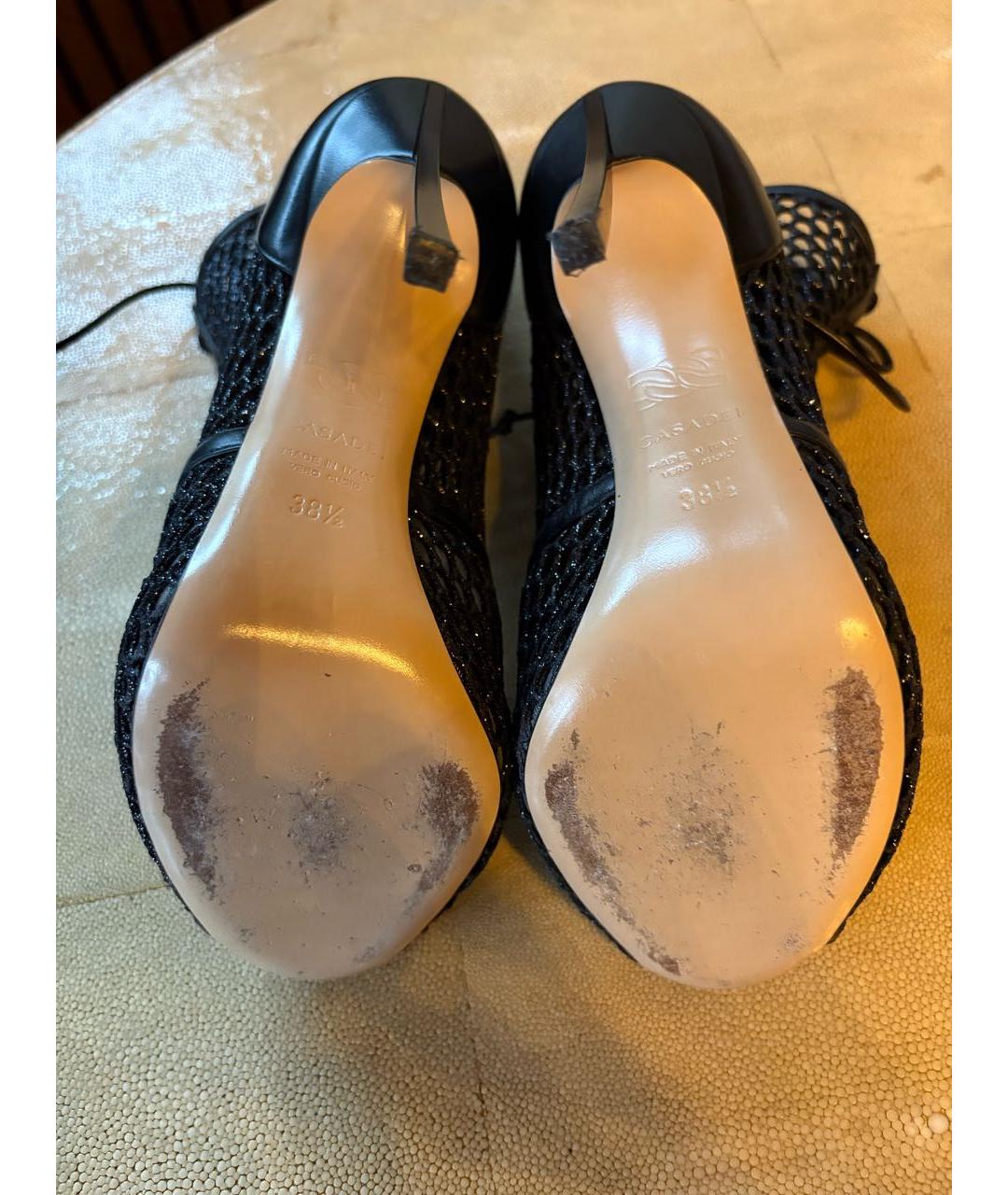 CASADEI Черные кожаные ботильоны, фото 6