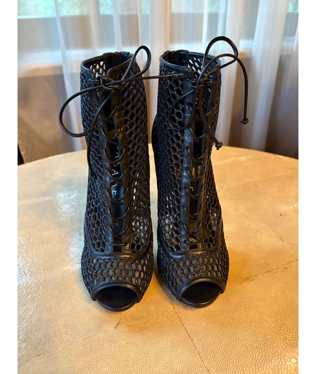 CASADEI Черные кожаные ботильоны, фото 2