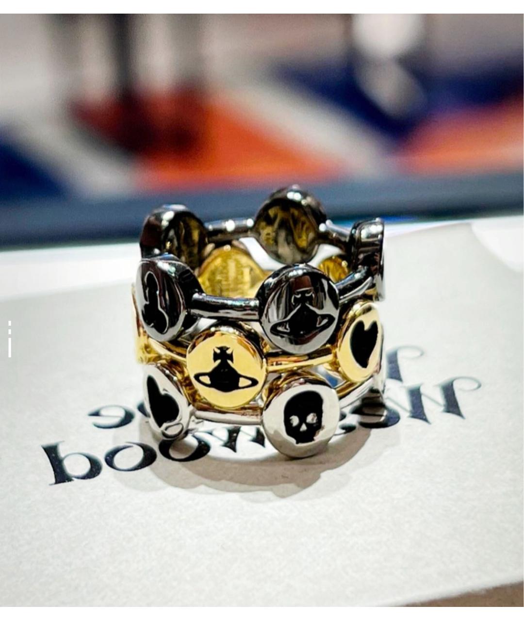 VIVIENNE WESTWOOD Золотое с серебряным покрытием кольцо, фото 2