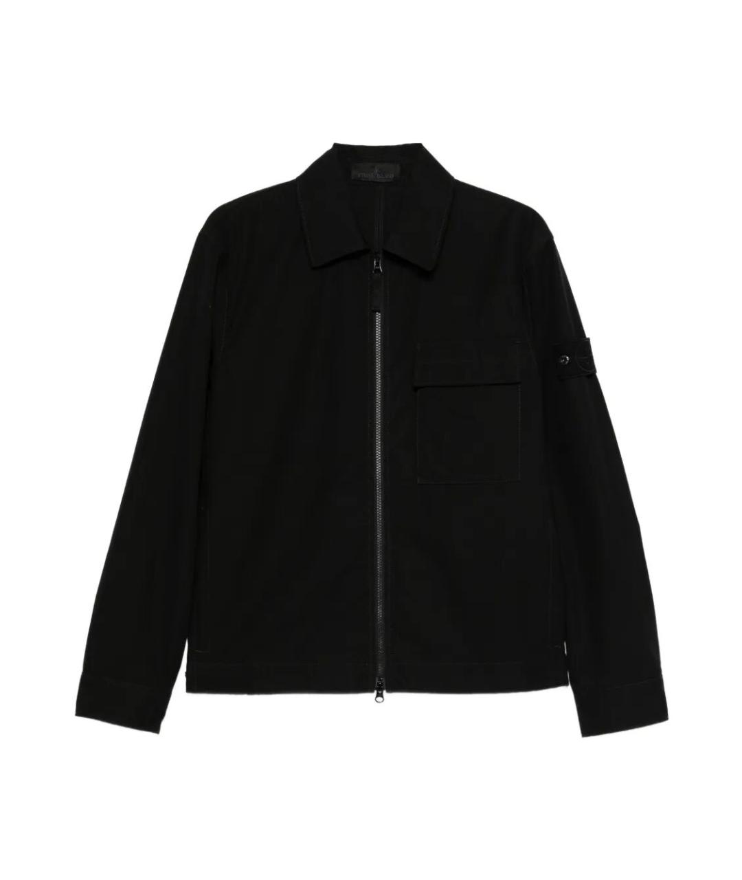 STONE ISLAND Черная куртка, фото 1