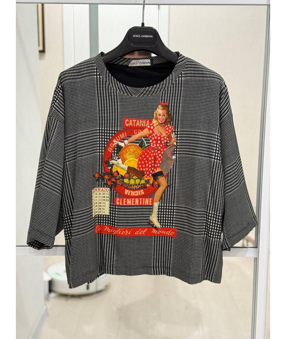 DOLCE&GABBANA Мульти вискозная блузы, фото 9