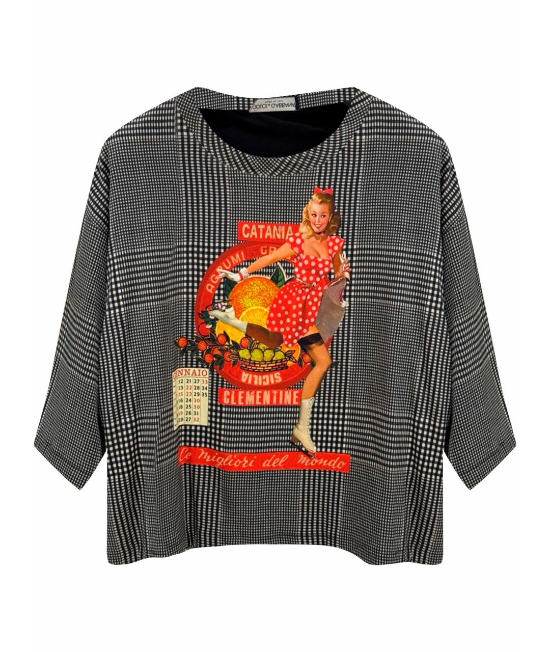 DOLCE&GABBANA Мульти вискозная блузы, фото 1