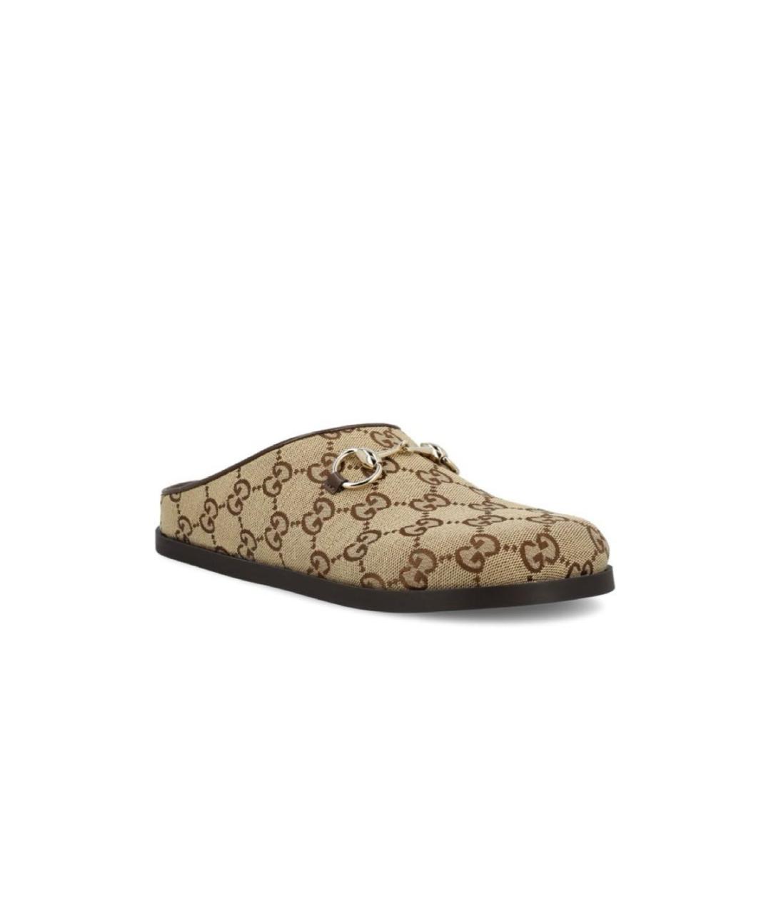GUCCI Коричневые сабо, фото 4