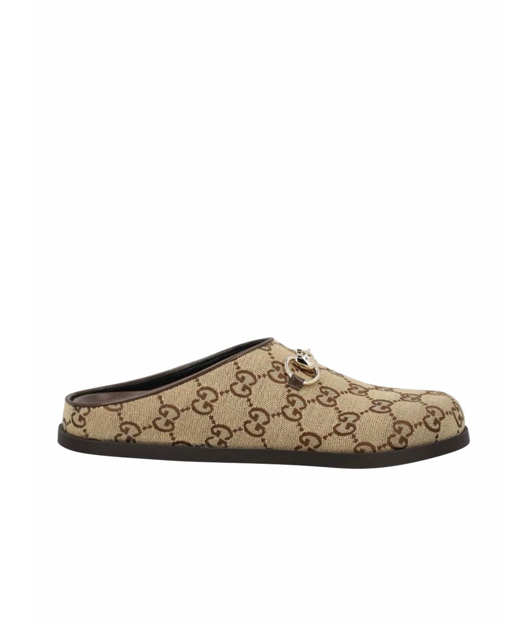 GUCCI Коричневые сабо, фото 5