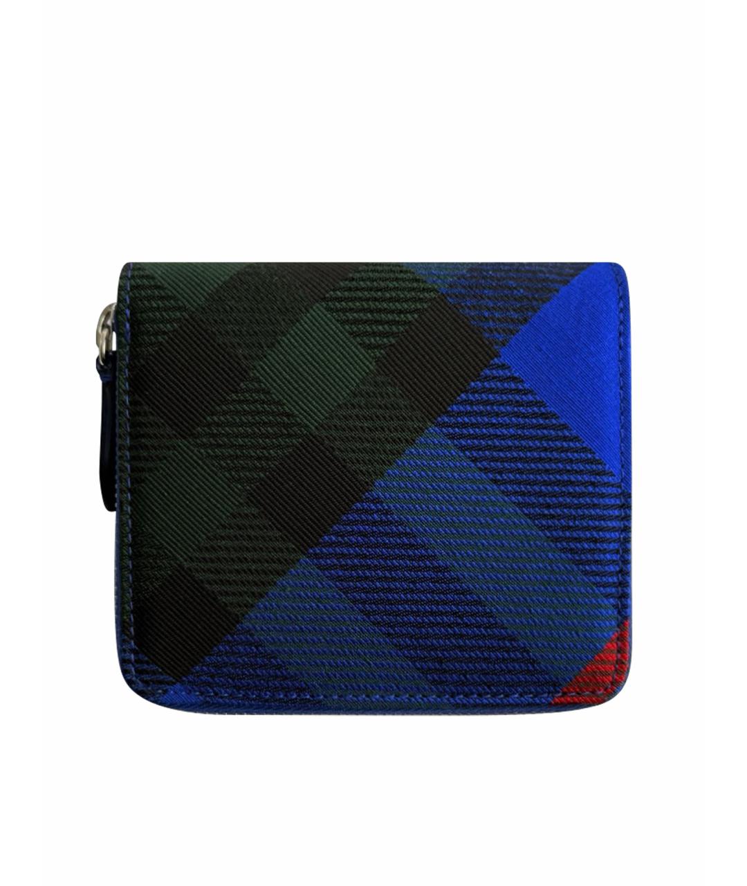 BURBERRY Синий кошелек, фото 7