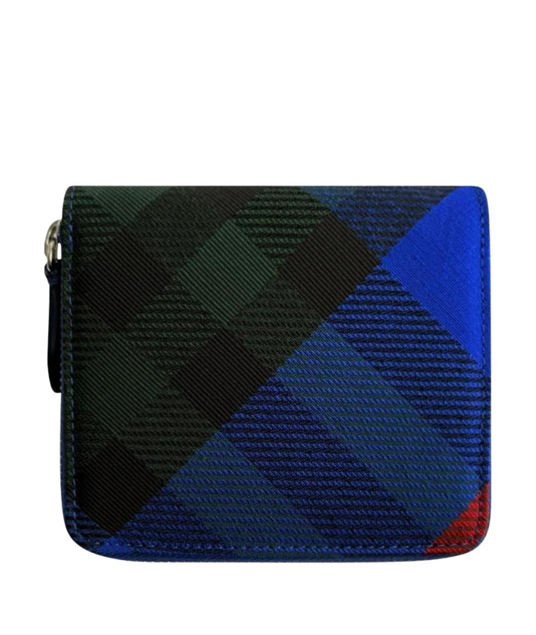 BURBERRY Синий кошелек, фото 1