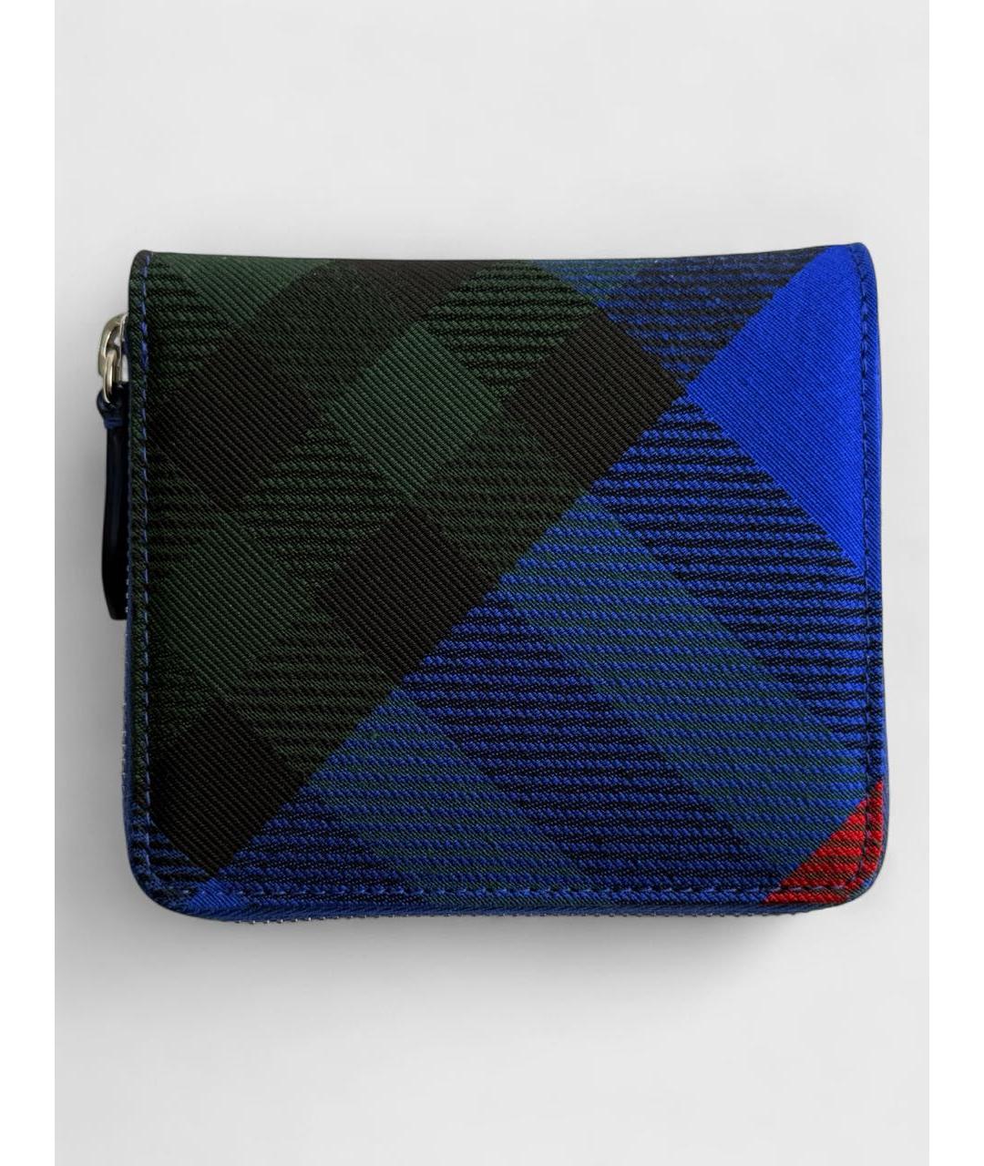 BURBERRY Синий кошелек, фото 6
