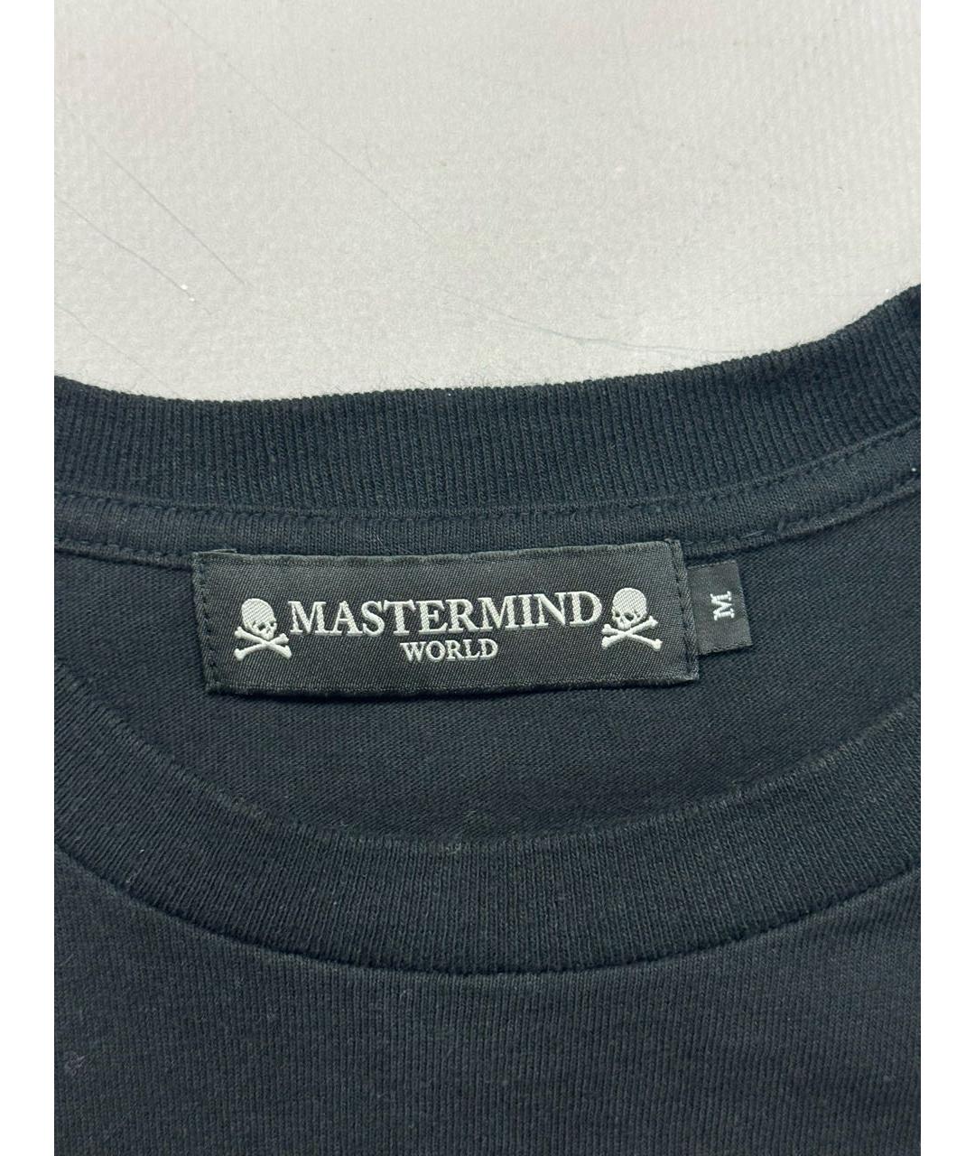 MASTERMIND WORLD Черная хлопковая футболка, фото 7