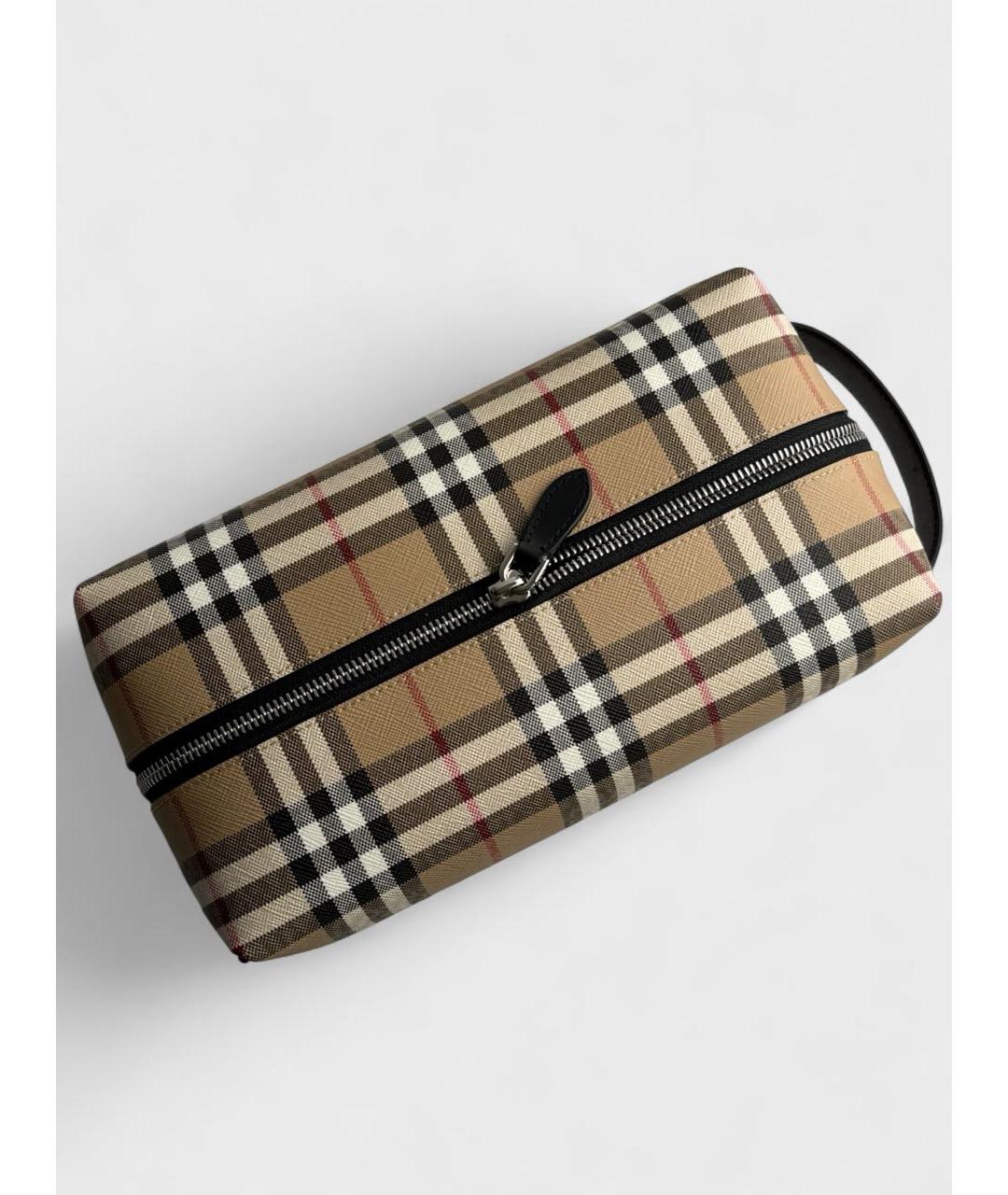 BURBERRY Кожаная косметичка, фото 2