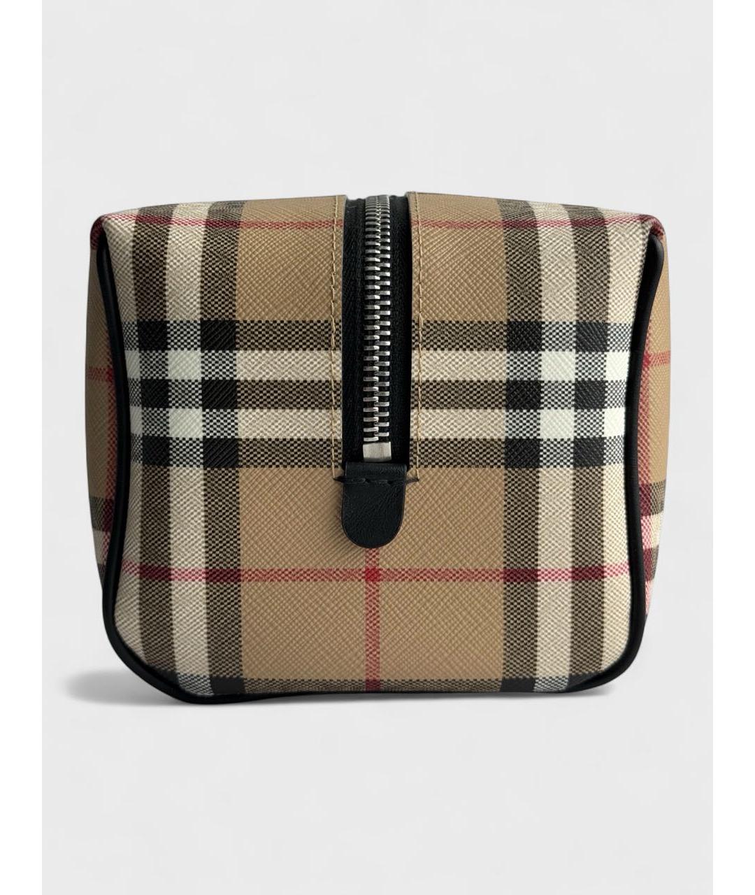 BURBERRY Кожаная косметичка, фото 5