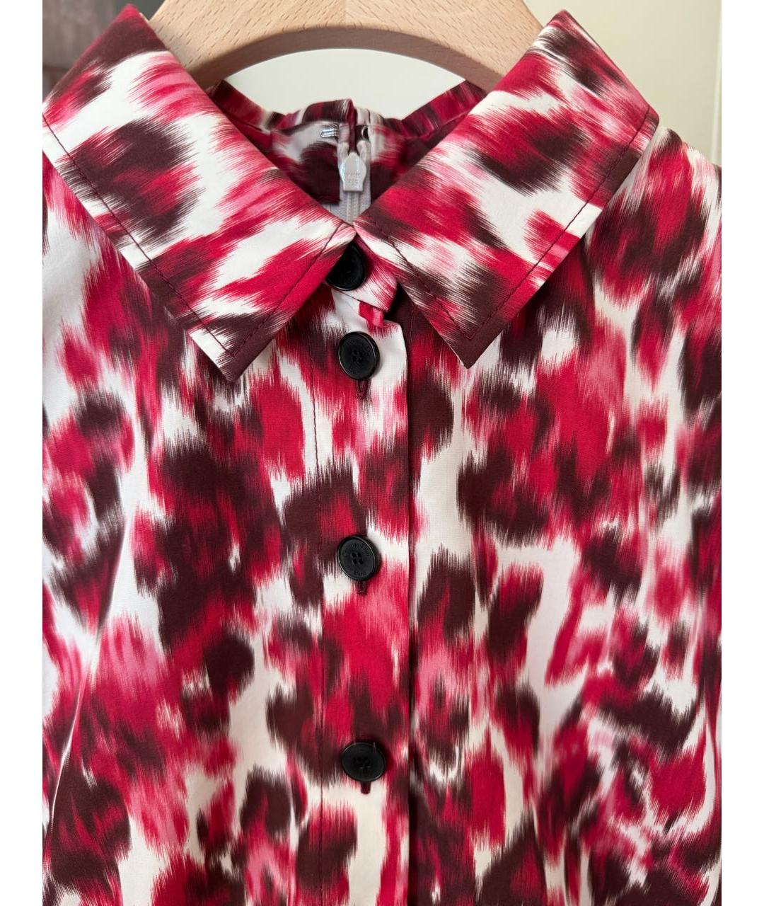 CHRISTIAN DIOR Мульти хлопковое повседневное платье, фото 4