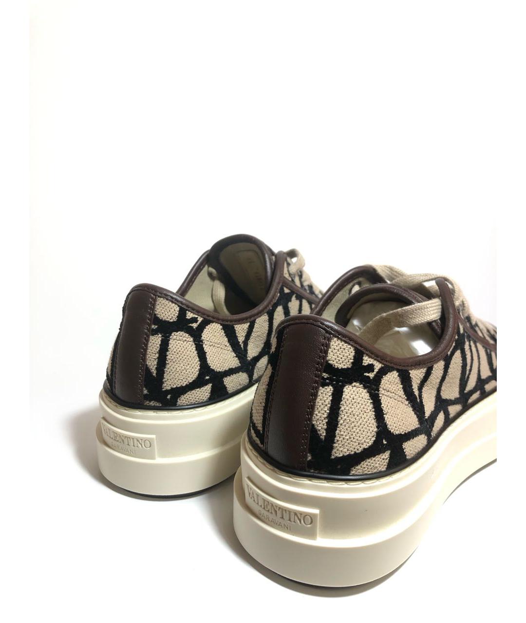 VALENTINO Бежевые кеды, фото 4