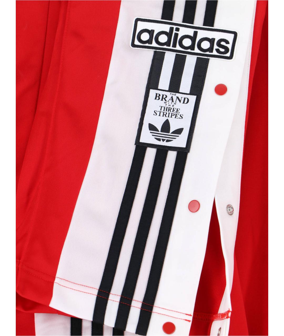 ADIDAS Красные прямые брюки, фото 5