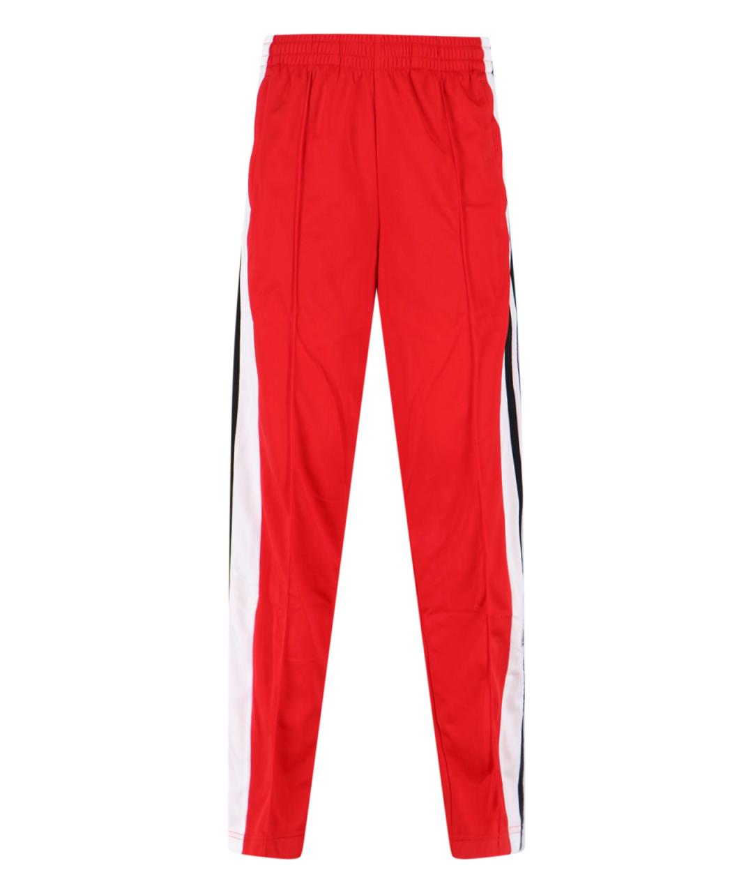 ADIDAS Красные прямые брюки, фото 1