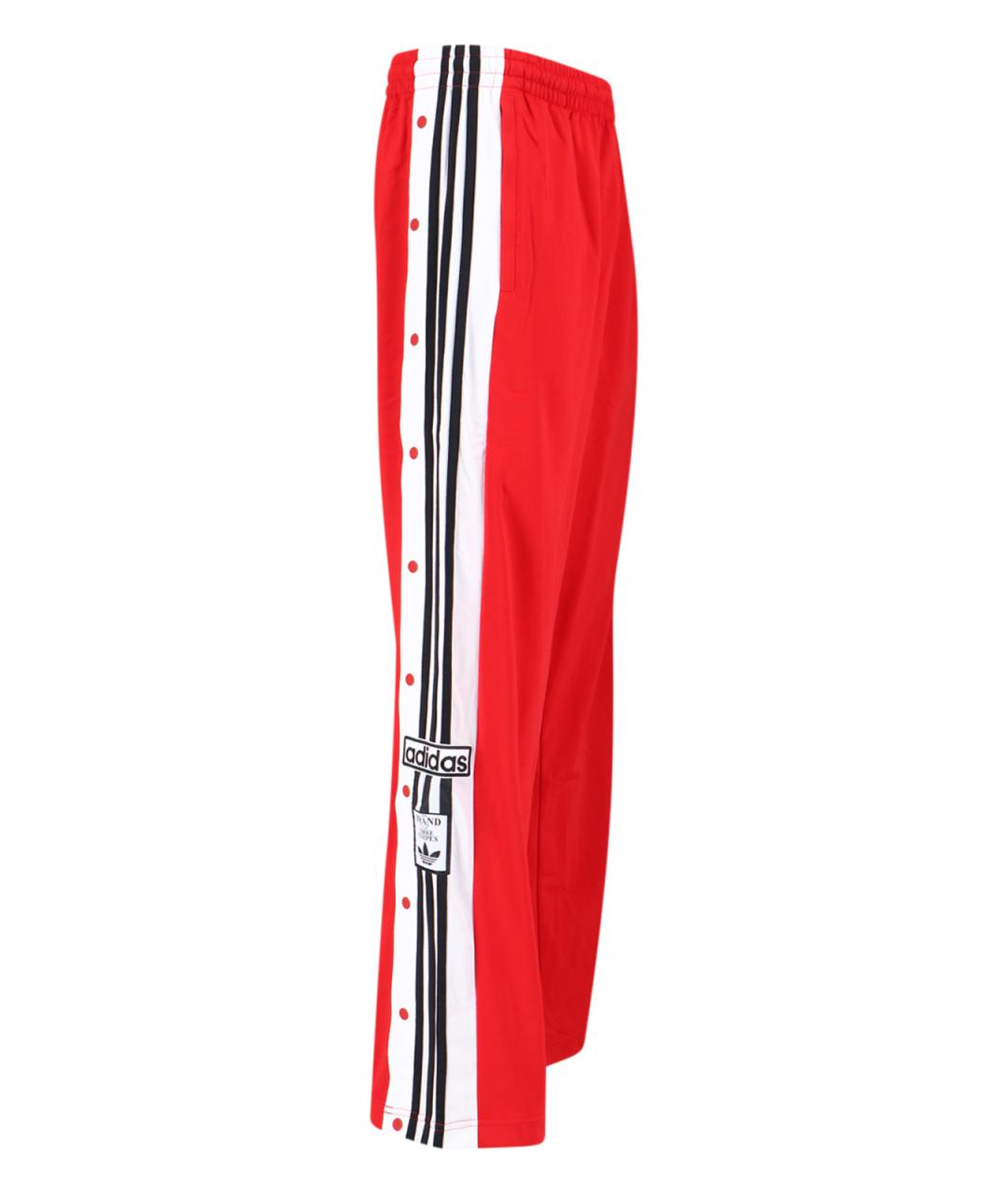 ADIDAS Красные полиэстеровые повседневные брюки, фото 3