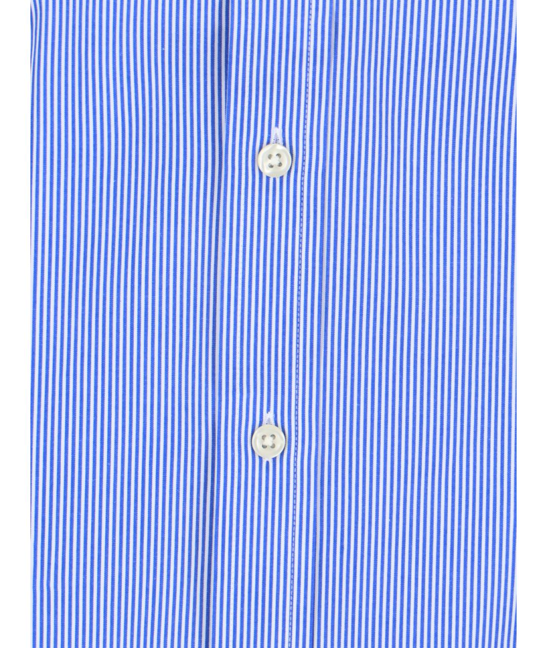 POLO RALPH LAUREN Синяя хлопковая кэжуал рубашка, фото 5