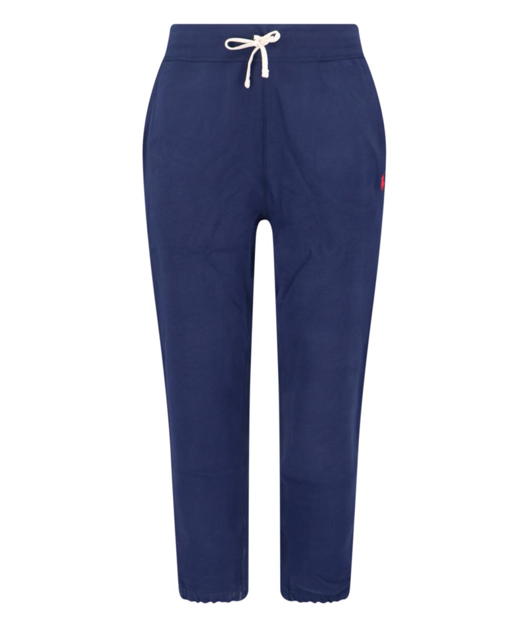 POLO RALPH LAUREN Синие хлопковые повседневные брюки, фото 1