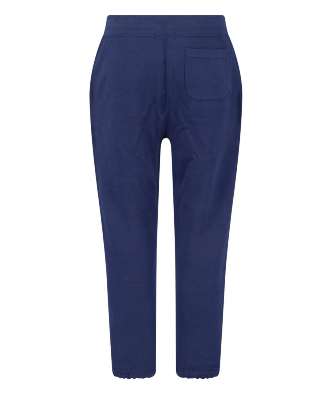 POLO RALPH LAUREN Синие хлопковые повседневные брюки, фото 2