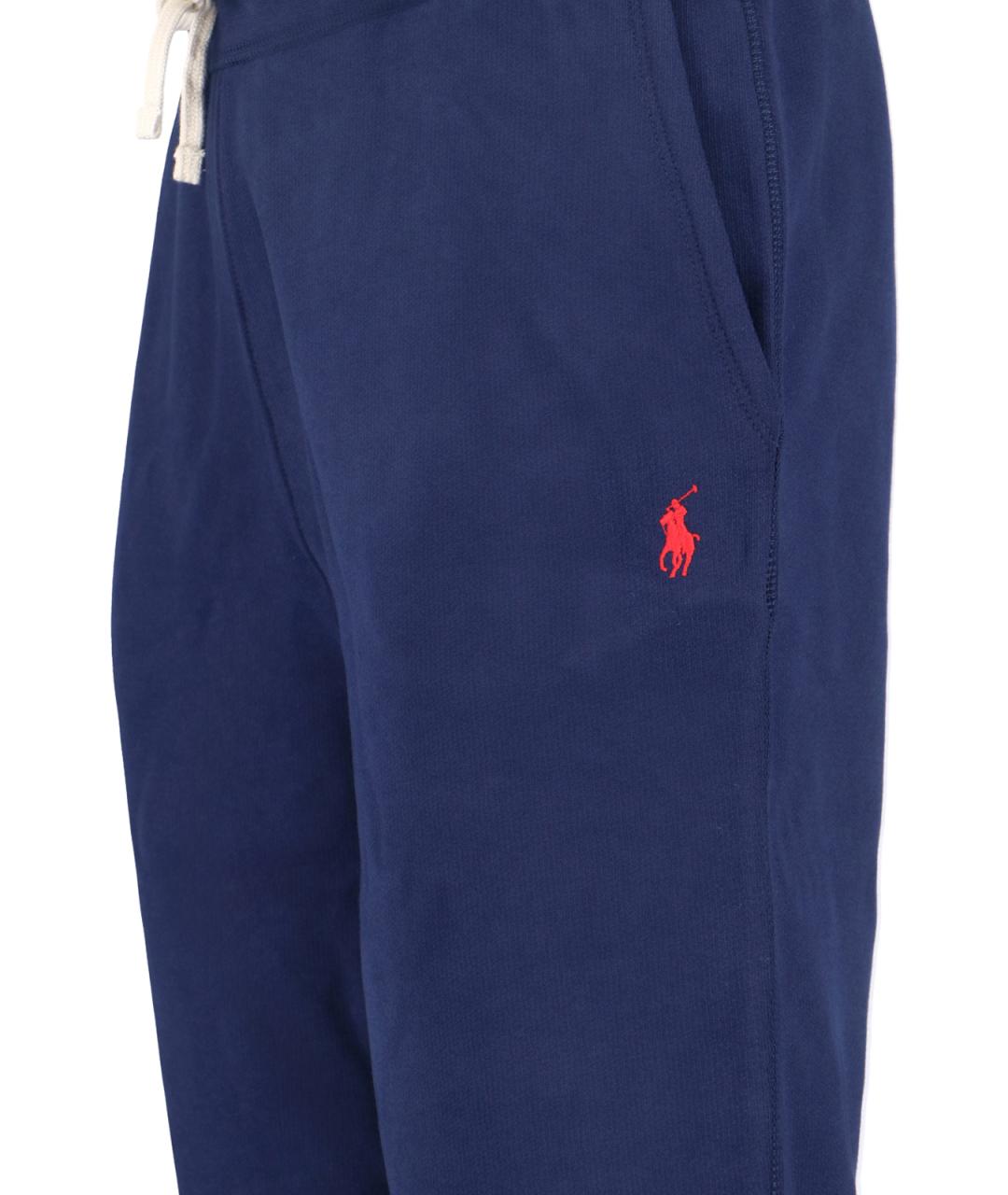 POLO RALPH LAUREN Синие хлопковые повседневные брюки, фото 3