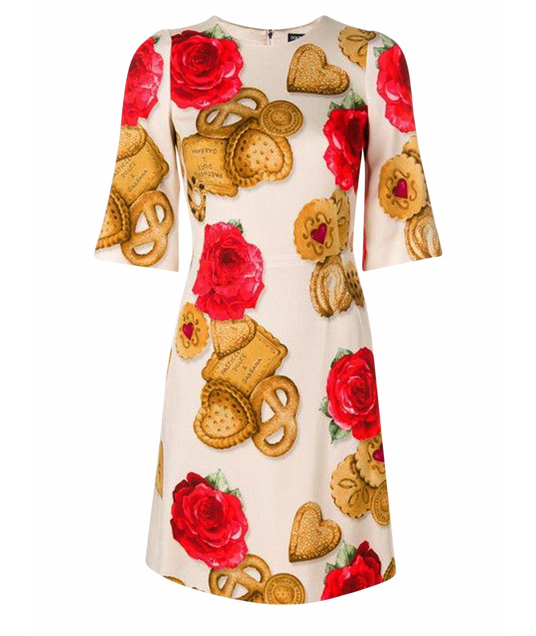 DOLCE&GABBANA Мульти вискозное вечернее платье, фото 1