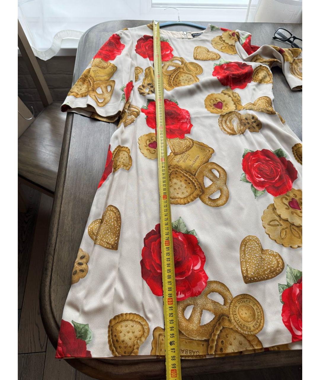 DOLCE&GABBANA Мульти вискозное вечернее платье, фото 4