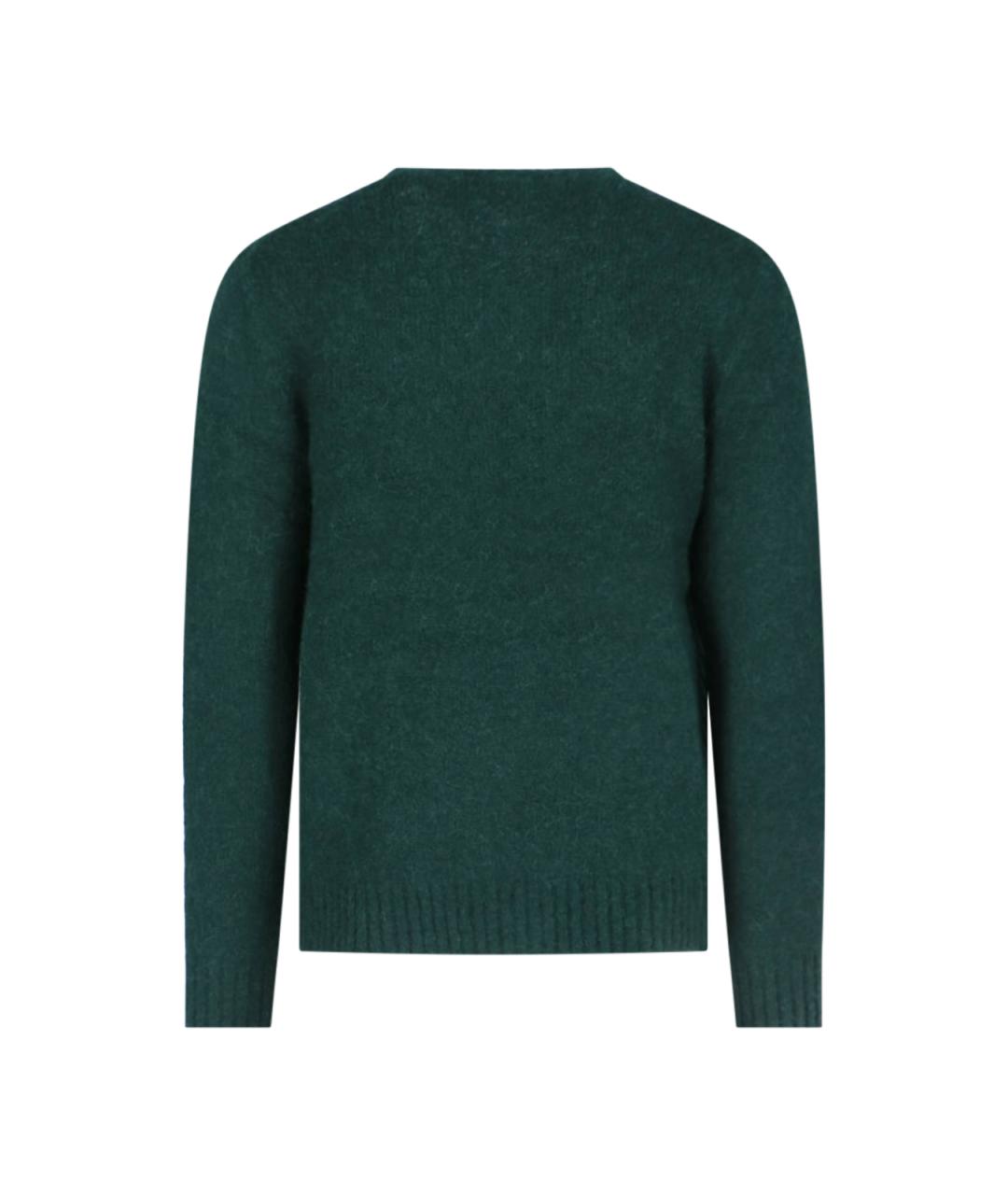 POLO RALPH LAUREN Зеленый шерстяной джемпер / свитер, фото 2