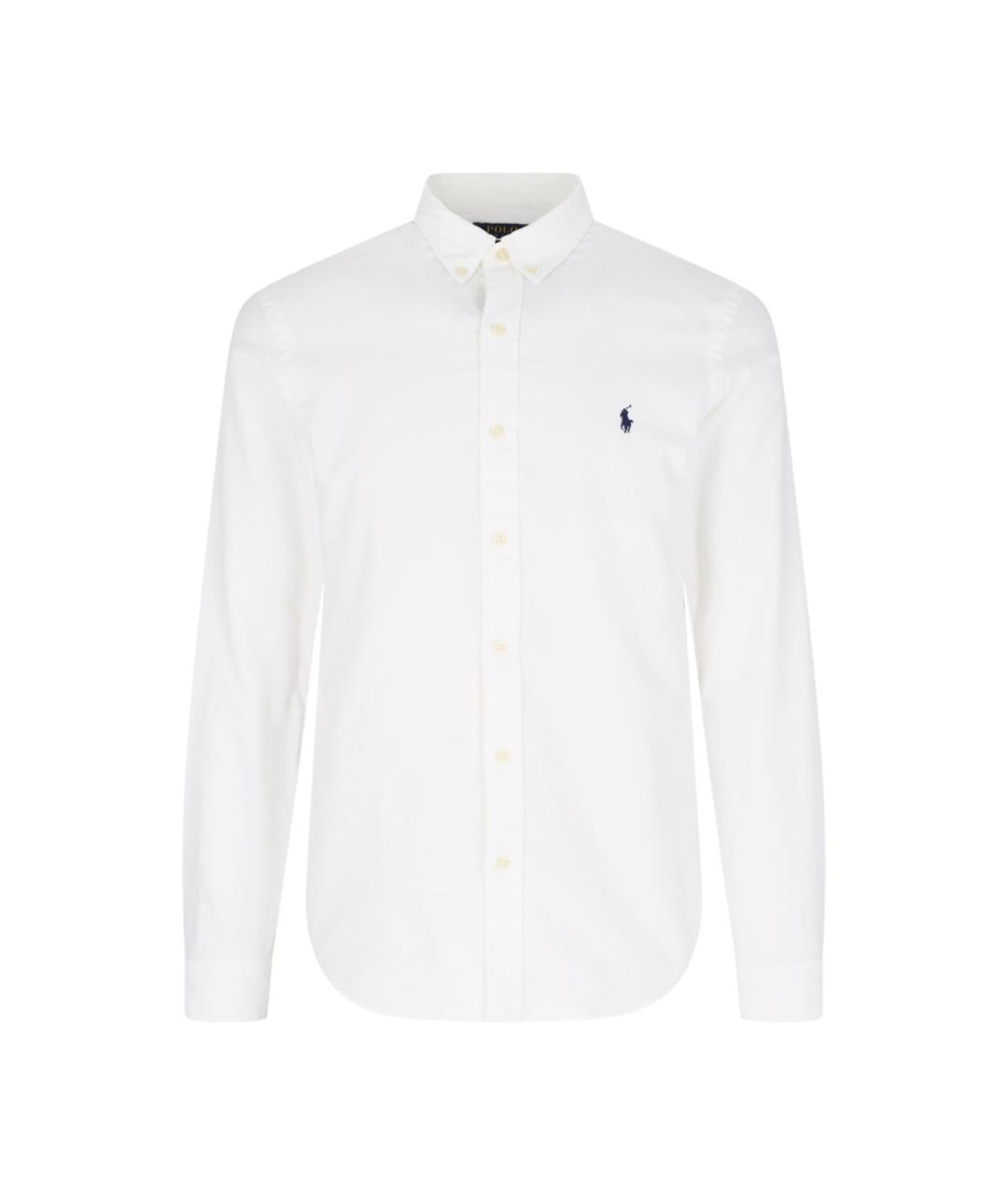 POLO RALPH LAUREN Белая хлопковая кэжуал рубашка, фото 1